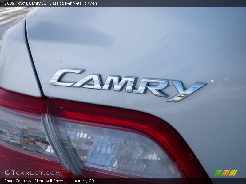 Classic Silver Metallic / Ash 2009 Toyota Camry LE