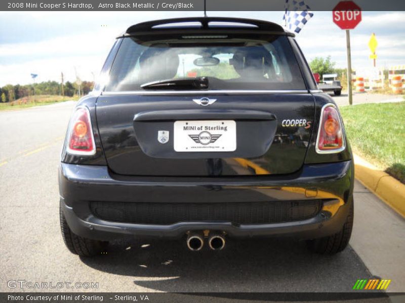Astro Black Metallic / Grey/Black 2008 Mini Cooper S Hardtop