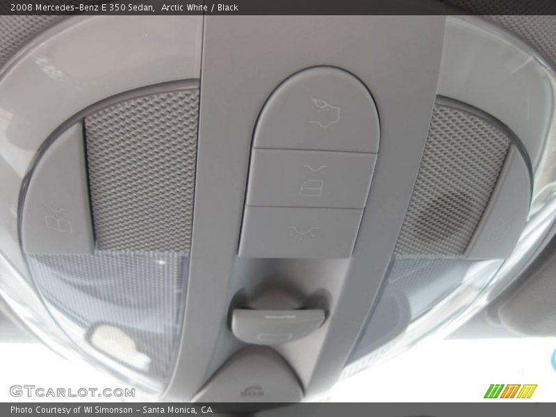 Arctic White / Black 2008 Mercedes-Benz E 350 Sedan