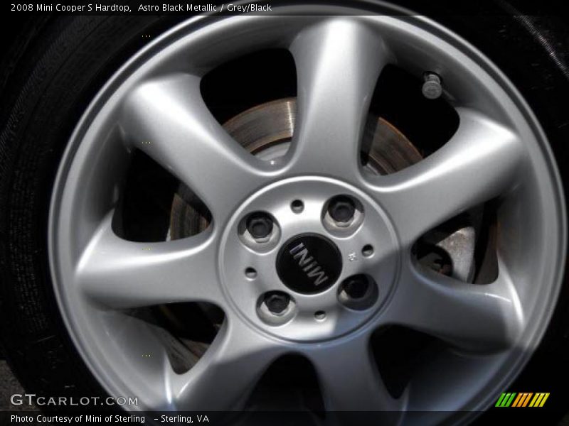 Astro Black Metallic / Grey/Black 2008 Mini Cooper S Hardtop
