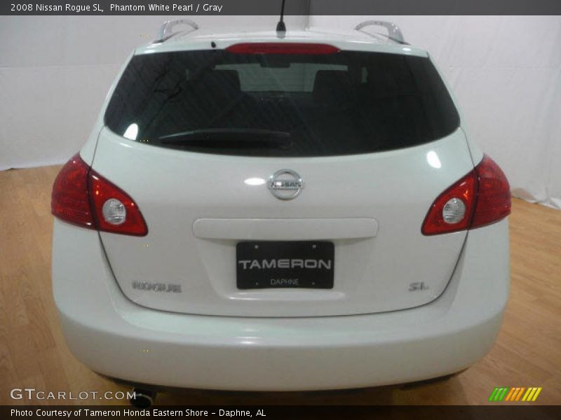 Phantom White Pearl / Gray 2008 Nissan Rogue SL