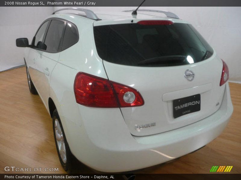 Phantom White Pearl / Gray 2008 Nissan Rogue SL