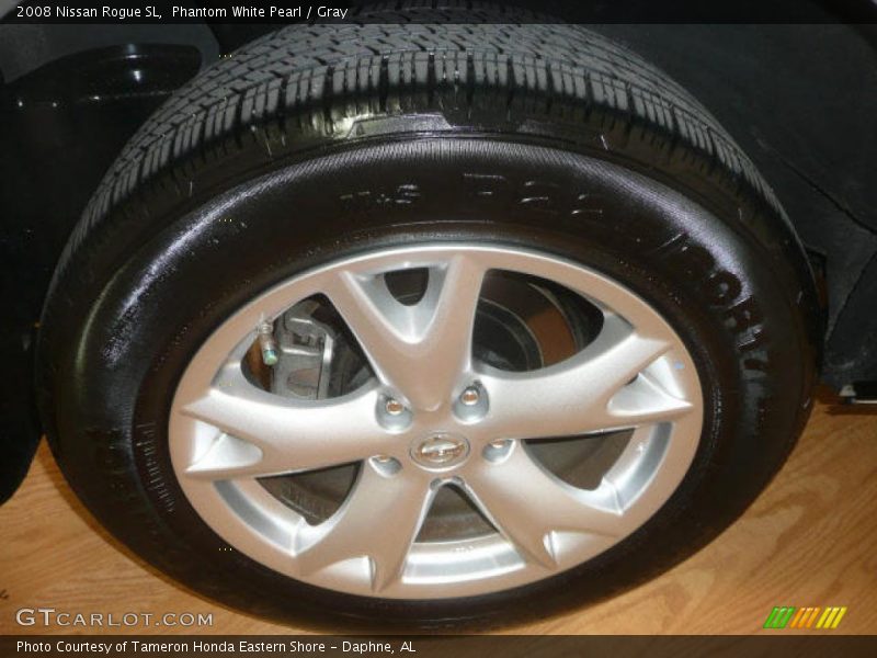 Phantom White Pearl / Gray 2008 Nissan Rogue SL