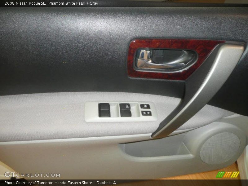 Phantom White Pearl / Gray 2008 Nissan Rogue SL