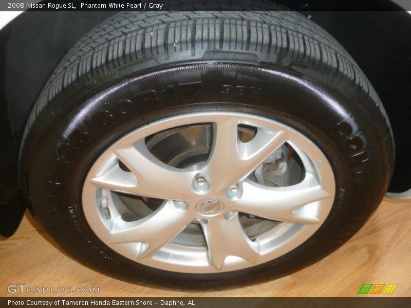 Phantom White Pearl / Gray 2008 Nissan Rogue SL