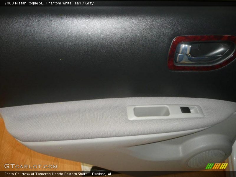 Phantom White Pearl / Gray 2008 Nissan Rogue SL