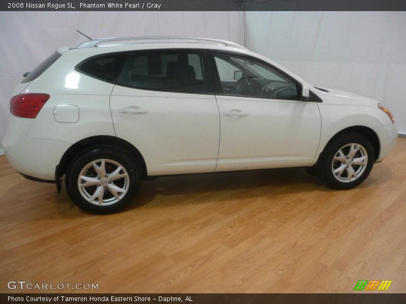 Phantom White Pearl / Gray 2008 Nissan Rogue SL