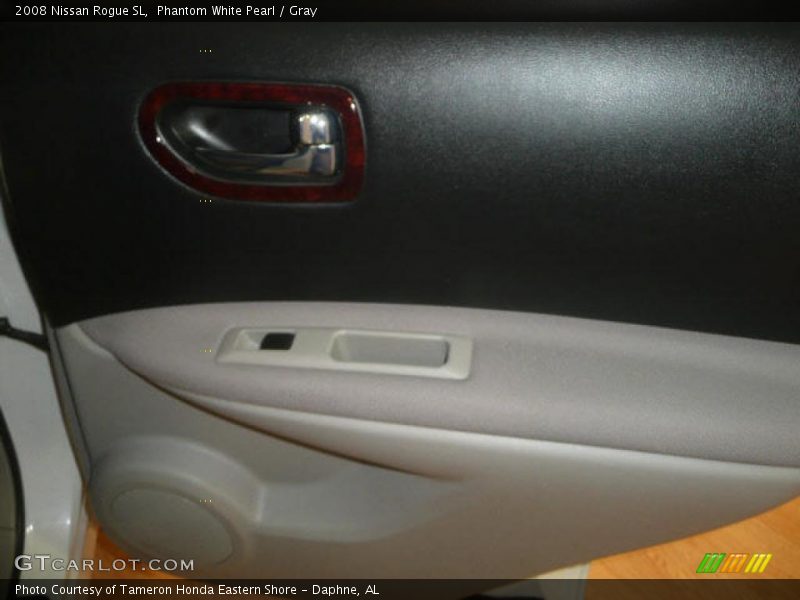 Phantom White Pearl / Gray 2008 Nissan Rogue SL