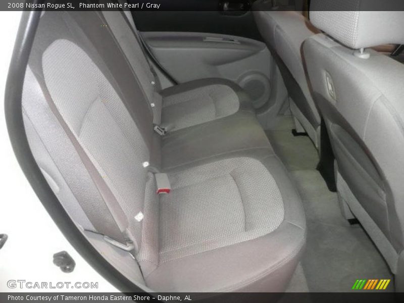 Phantom White Pearl / Gray 2008 Nissan Rogue SL