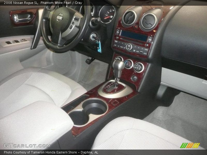 Phantom White Pearl / Gray 2008 Nissan Rogue SL