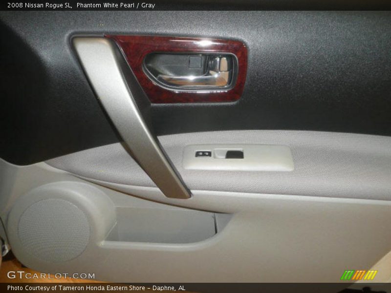 Phantom White Pearl / Gray 2008 Nissan Rogue SL