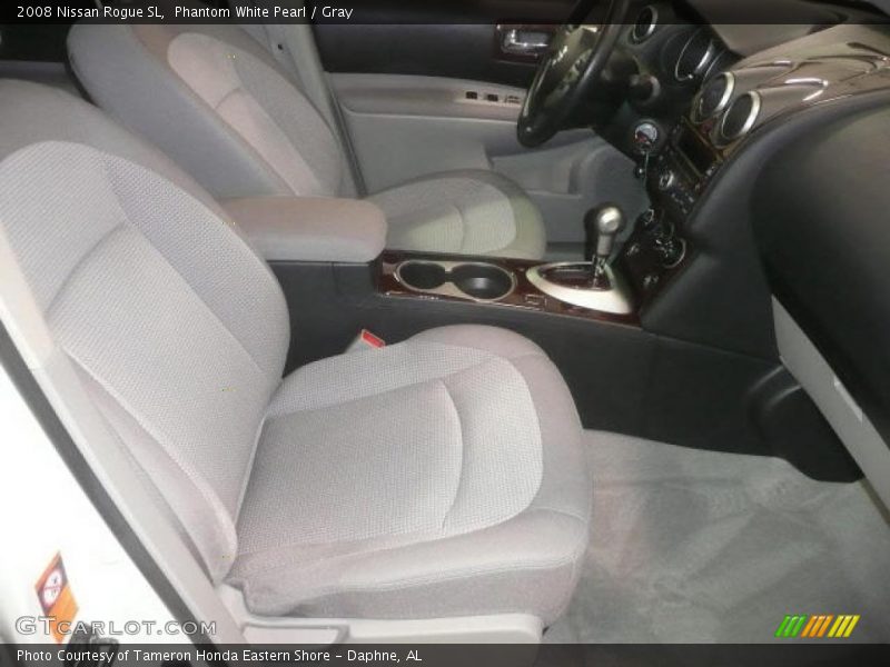 Phantom White Pearl / Gray 2008 Nissan Rogue SL