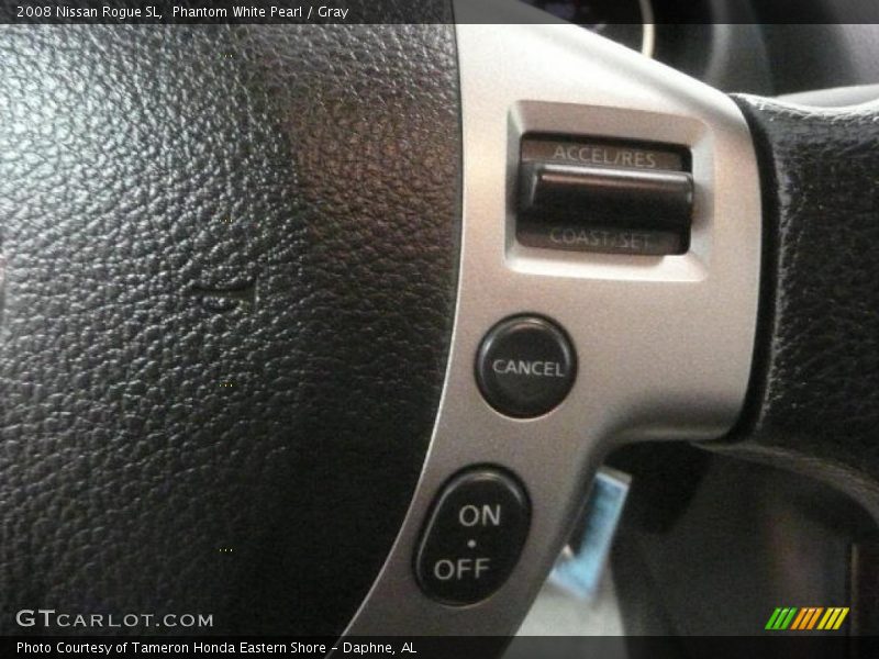 Phantom White Pearl / Gray 2008 Nissan Rogue SL