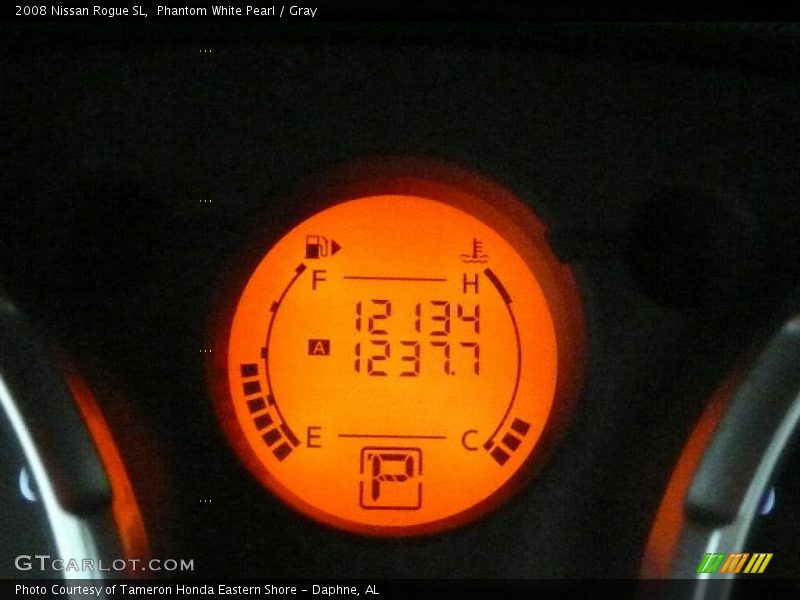 Phantom White Pearl / Gray 2008 Nissan Rogue SL