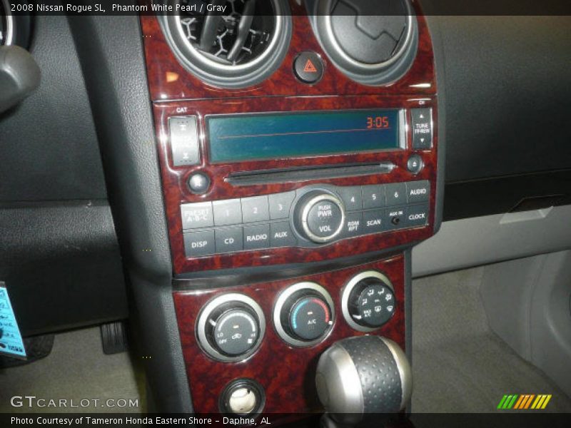 Phantom White Pearl / Gray 2008 Nissan Rogue SL