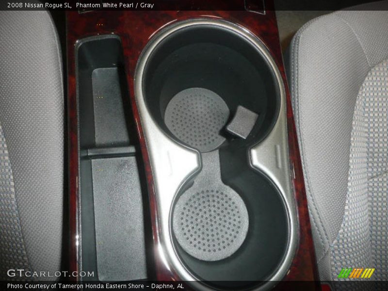 Phantom White Pearl / Gray 2008 Nissan Rogue SL