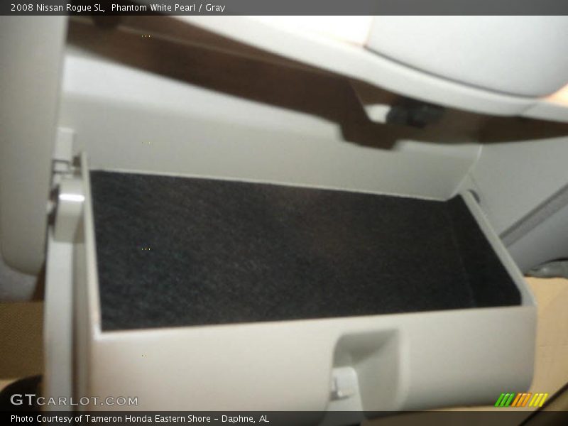 Phantom White Pearl / Gray 2008 Nissan Rogue SL