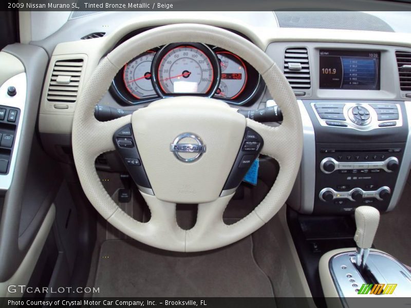 Tinted Bronze Metallic / Beige 2009 Nissan Murano SL