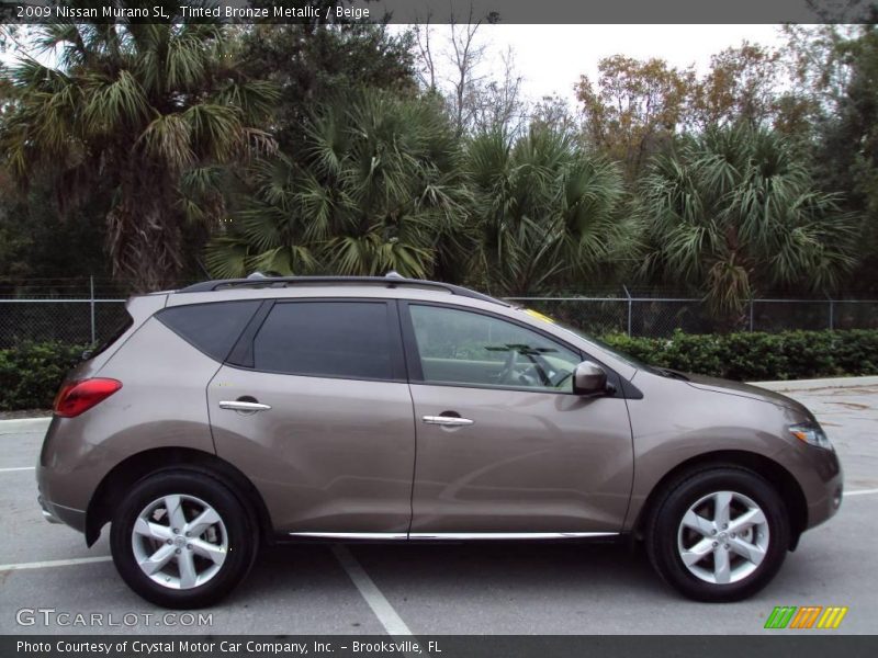 Tinted Bronze Metallic / Beige 2009 Nissan Murano SL