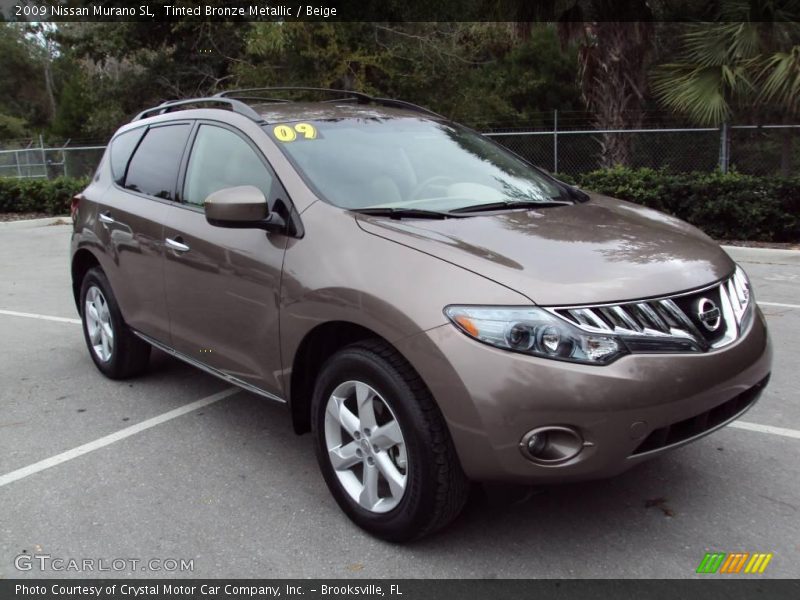 Tinted Bronze Metallic / Beige 2009 Nissan Murano SL