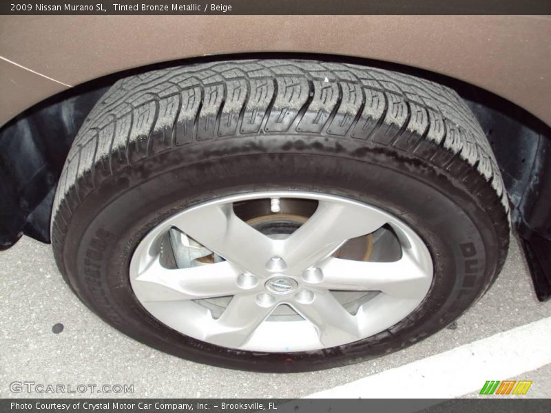 Tinted Bronze Metallic / Beige 2009 Nissan Murano SL