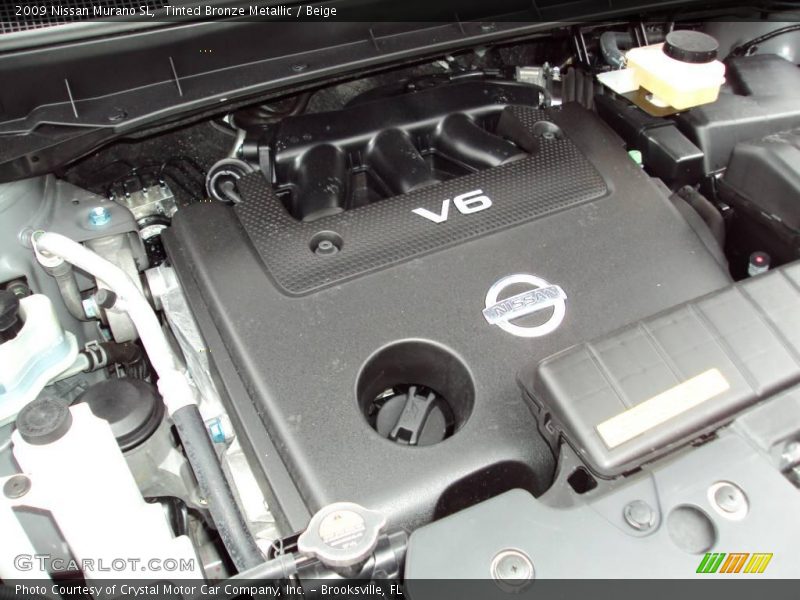 Tinted Bronze Metallic / Beige 2009 Nissan Murano SL