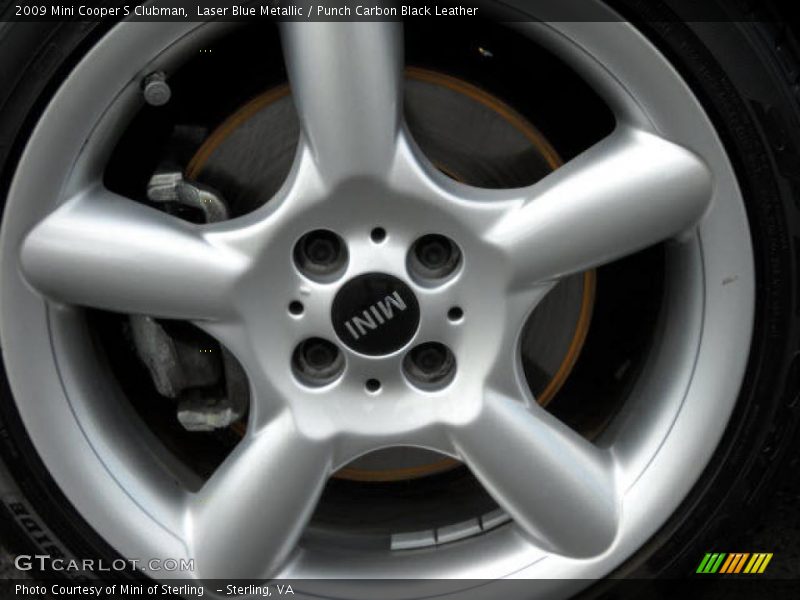 Laser Blue Metallic / Punch Carbon Black Leather 2009 Mini Cooper S Clubman