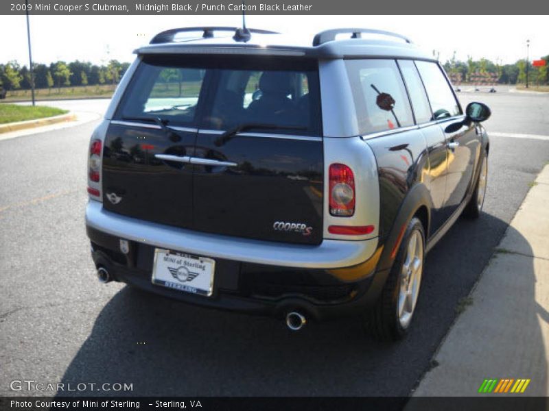 Midnight Black / Punch Carbon Black Leather 2009 Mini Cooper S Clubman