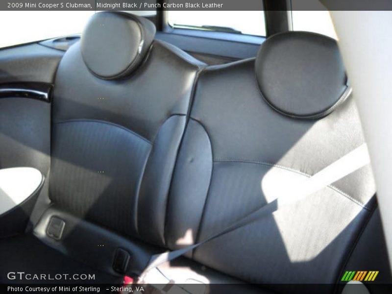 Midnight Black / Punch Carbon Black Leather 2009 Mini Cooper S Clubman