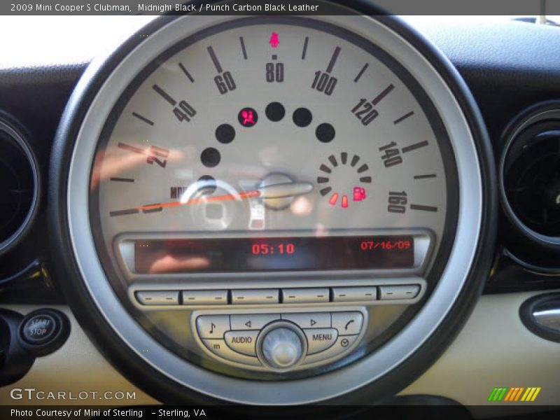 Midnight Black / Punch Carbon Black Leather 2009 Mini Cooper S Clubman