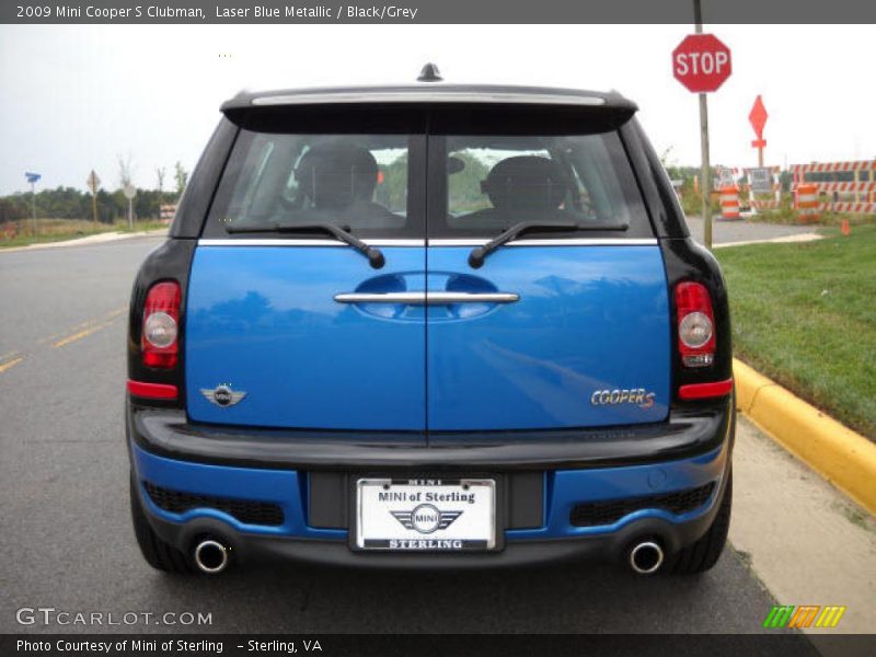 Laser Blue Metallic / Black/Grey 2009 Mini Cooper S Clubman