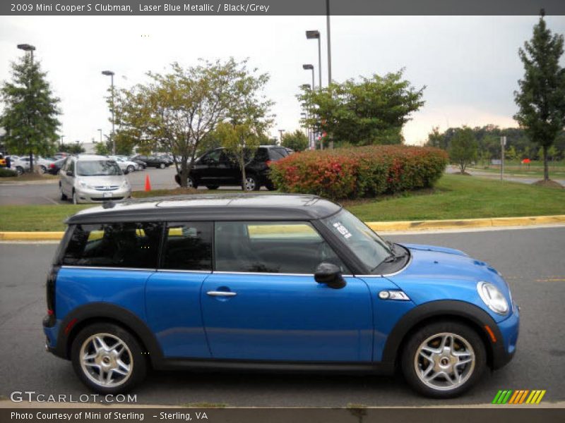 Laser Blue Metallic / Black/Grey 2009 Mini Cooper S Clubman