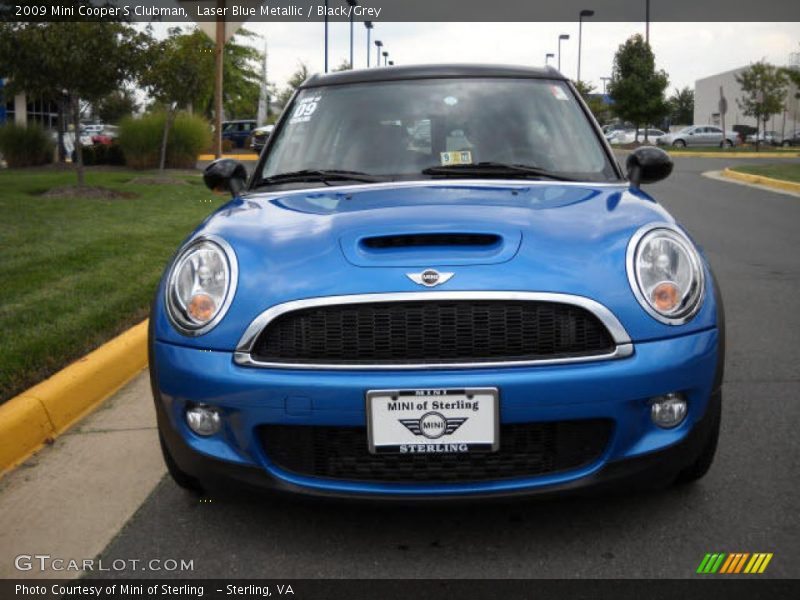 Laser Blue Metallic / Black/Grey 2009 Mini Cooper S Clubman