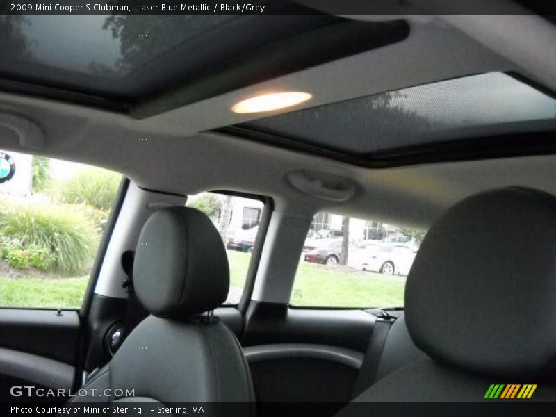 Laser Blue Metallic / Black/Grey 2009 Mini Cooper S Clubman
