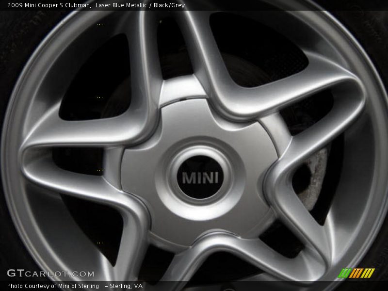 Laser Blue Metallic / Black/Grey 2009 Mini Cooper S Clubman