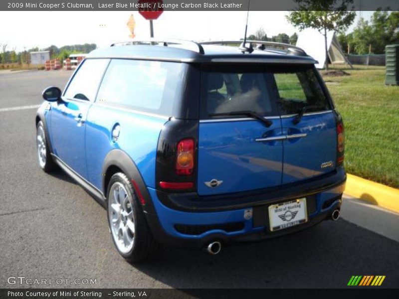 Laser Blue Metallic / Lounge Carbon Black Leather 2009 Mini Cooper S Clubman