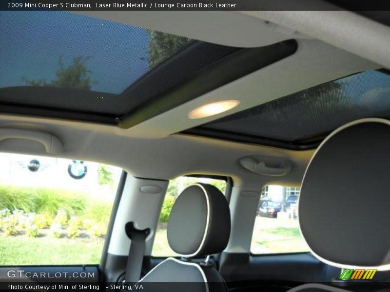 Laser Blue Metallic / Lounge Carbon Black Leather 2009 Mini Cooper S Clubman