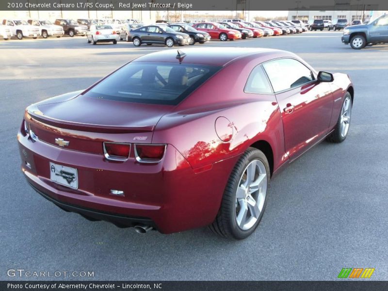 Red Jewel Tintcoat / Beige 2010 Chevrolet Camaro LT/RS Coupe