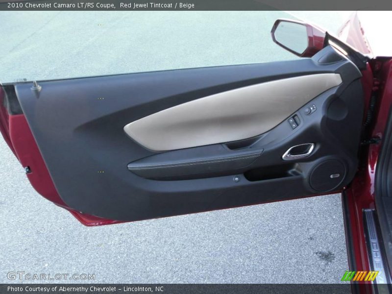 Red Jewel Tintcoat / Beige 2010 Chevrolet Camaro LT/RS Coupe