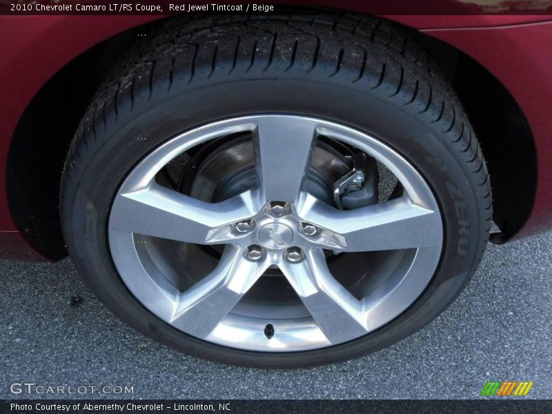 Red Jewel Tintcoat / Beige 2010 Chevrolet Camaro LT/RS Coupe
