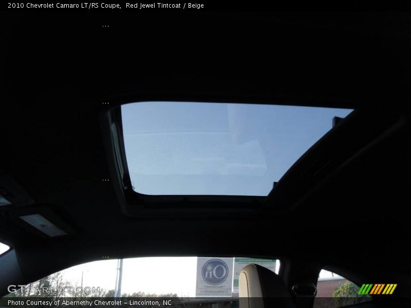 Red Jewel Tintcoat / Beige 2010 Chevrolet Camaro LT/RS Coupe