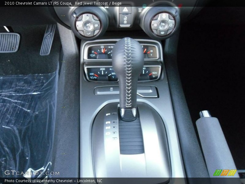 Red Jewel Tintcoat / Beige 2010 Chevrolet Camaro LT/RS Coupe