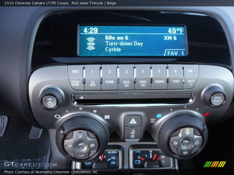 Red Jewel Tintcoat / Beige 2010 Chevrolet Camaro LT/RS Coupe