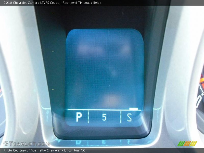 Red Jewel Tintcoat / Beige 2010 Chevrolet Camaro LT/RS Coupe
