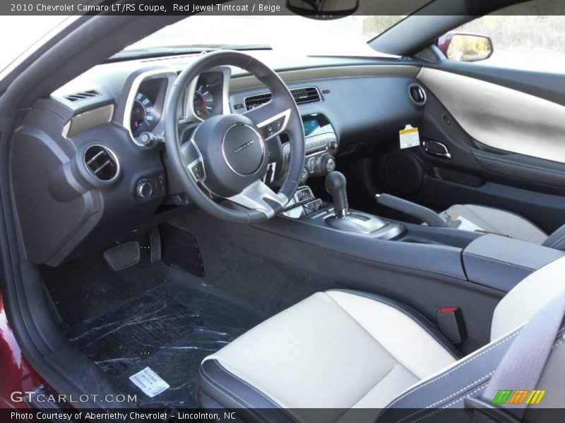 Red Jewel Tintcoat / Beige 2010 Chevrolet Camaro LT/RS Coupe