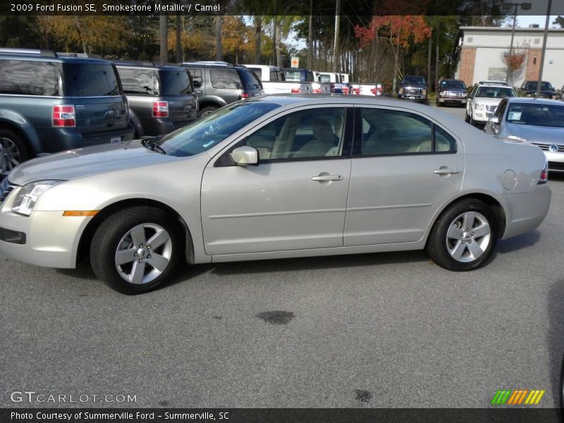 Smokestone Metallic / Camel 2009 Ford Fusion SE
