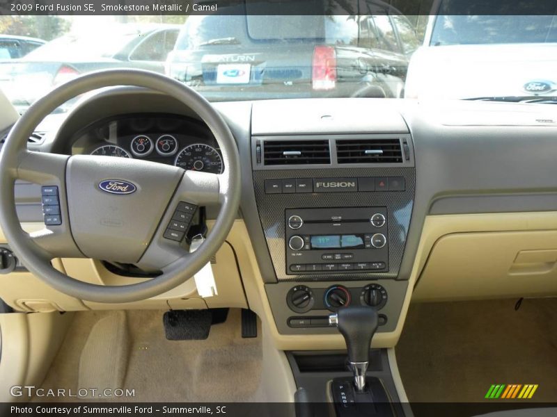 Smokestone Metallic / Camel 2009 Ford Fusion SE