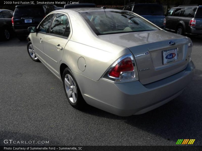 Smokestone Metallic / Camel 2009 Ford Fusion SE
