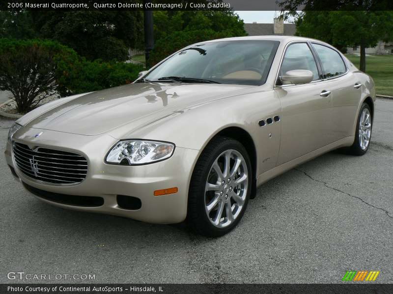 Quartzo Dolomite (Champagne) / Cuoio (Saddle) 2006 Maserati Quattroporte
