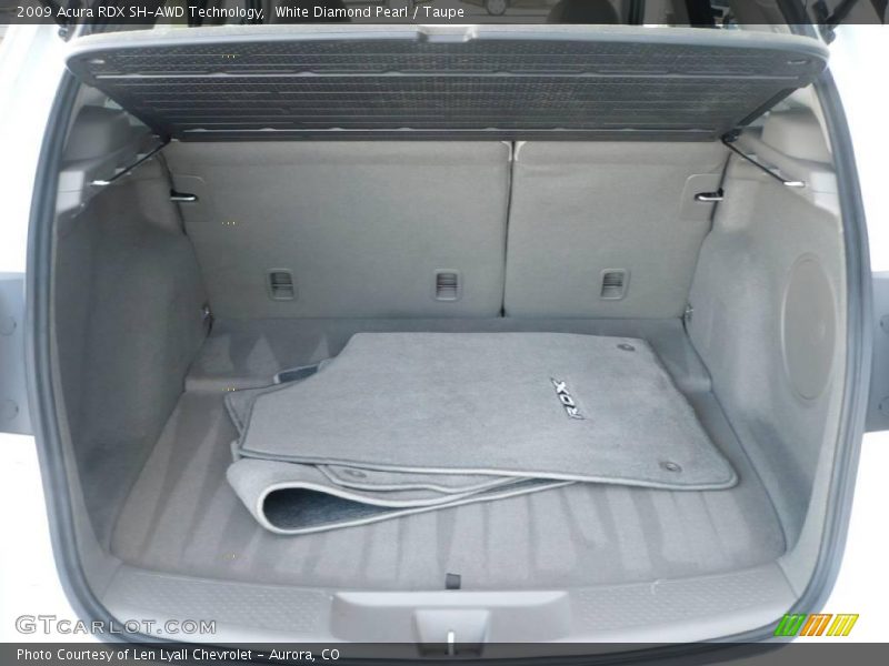 White Diamond Pearl / Taupe 2009 Acura RDX SH-AWD Technology